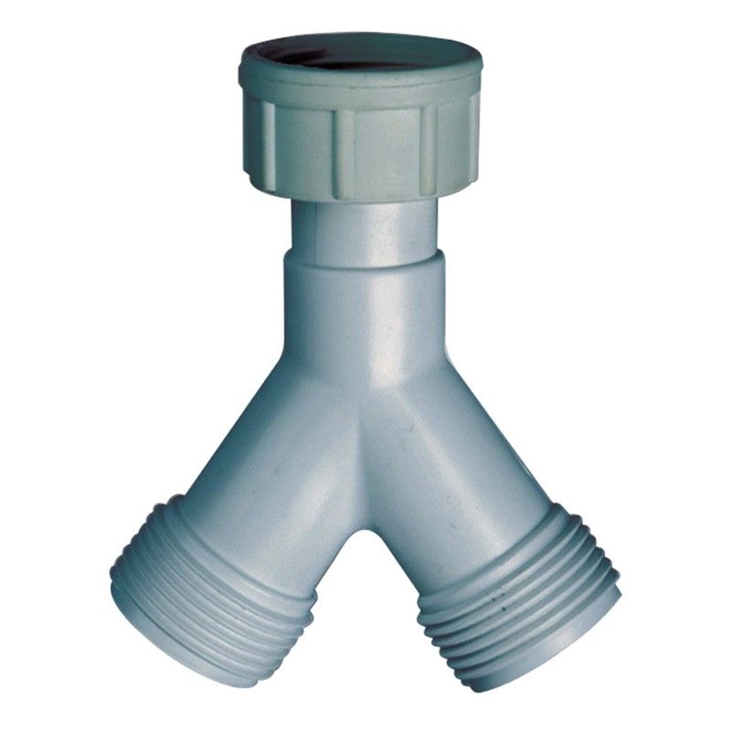 Duplicador grifo lavadoras/lavavajillas. Duplicador Grifo Rosca 3/4"-3/4". Blist.