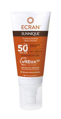 Ecran Sun Fluido Facial 50 F50 Viagem