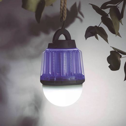 Mata-insetos/Lâmpada portátil 2 em 1