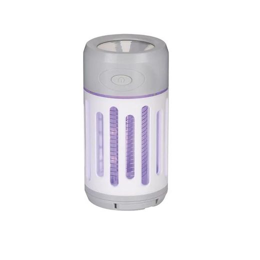 Elimina insectos/linterna. " 2 en 1. 25 m2. Exterior/Interior. Bajo consumo. Cepillo para limpieza.