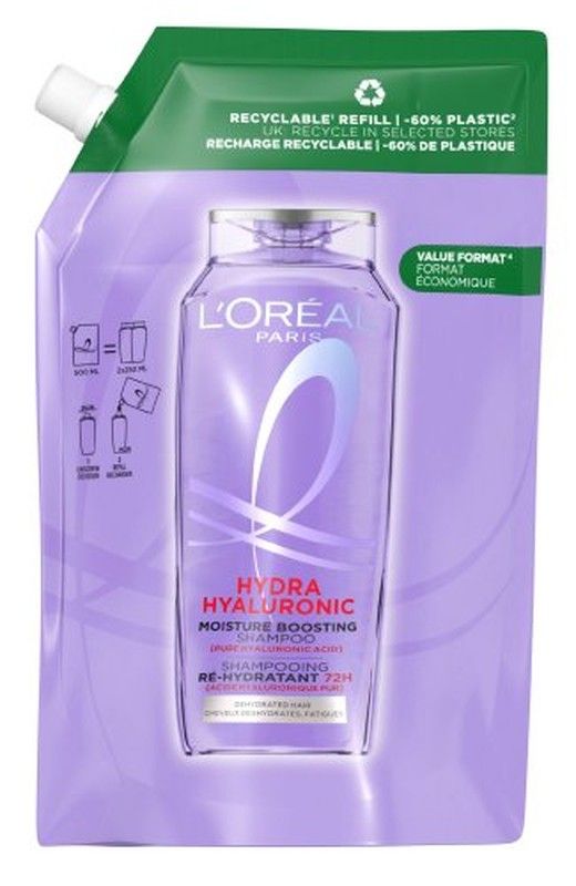 Elvive Ch Ecopack 500 Hyaluronique 72 Heures