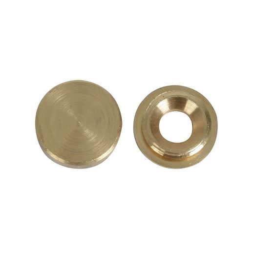 Embellecedor muebles EHL. Embellecedor Laton Niquel.Liso 16Mm