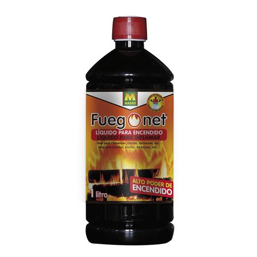 Briquet liquide MASSÓ Fuegonet. Liquide activé. 1L