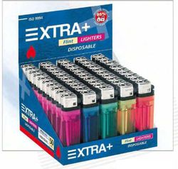 Briquet transparent assorti R-41158