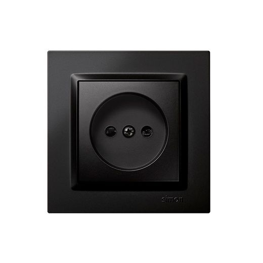 Enchufe Bipolar Negro Simon 10