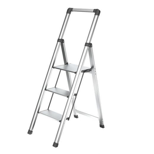 Escalera Taburete 3 Peldaños Aluzen