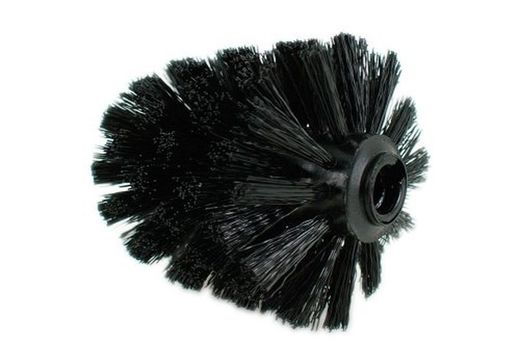 Brosse de toilette noire ananas, à visser