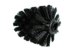 Brosse WC filetée en forme d'ananas noir