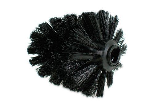 Brosse WC filetée en forme d'ananas noir