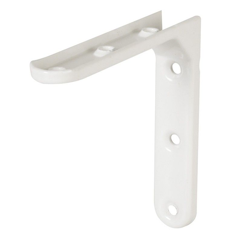 Escuadra metálica Junior Escuadra Estampada. 75X75 Mm. Blanco.