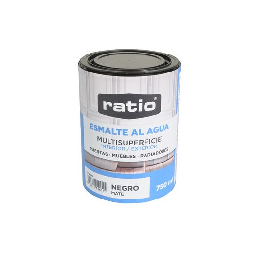 Esmalt Acril.Mate Mult.Ng.Ratio 750ml