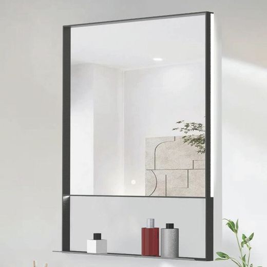 Espejo Baño Led C/Estante 28W.60X80Cm.
