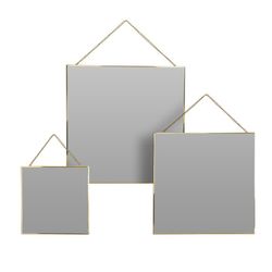 Mirall Mural 3 Unitats 20-30-35 Cm.