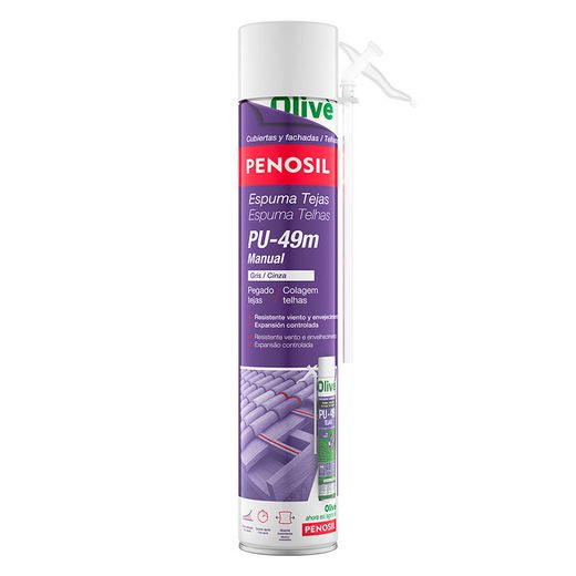 Espuma Ae.Tejas Pu-49.Gris 750 Ml.