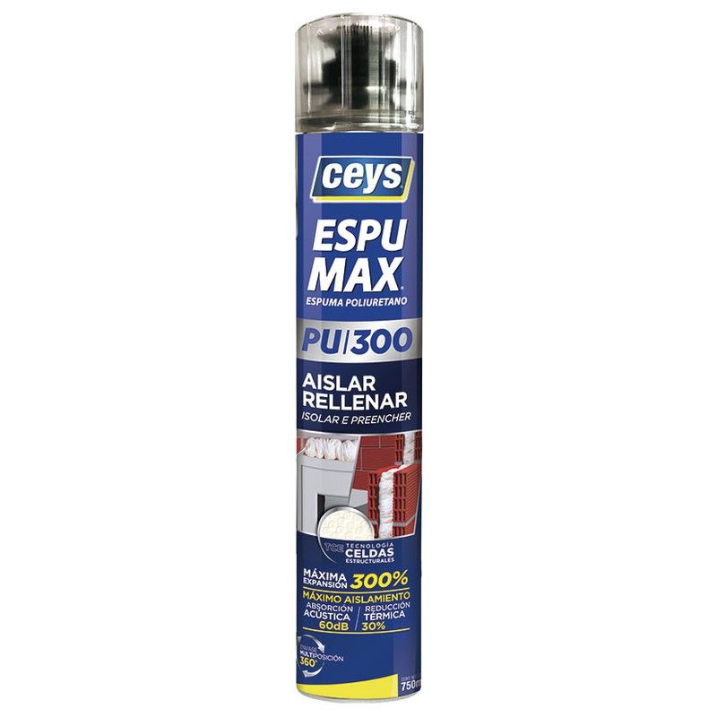 Espuma poliuretano CEYS Espumáx Espuma Poliuretano 750 Ml Pistola