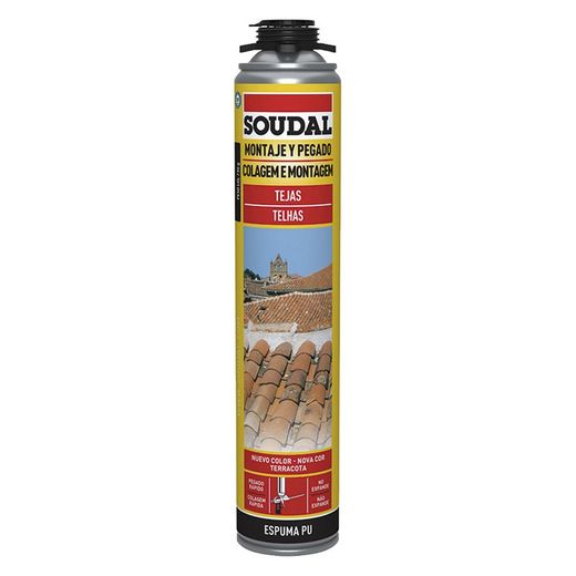Esp. Pu Pist. Teja Soudal Roja 750ml 12u