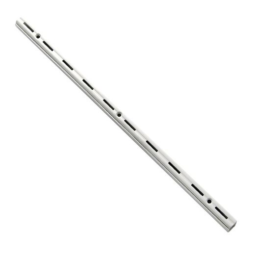 Estantería DURALINE metálica Basic. Guía Basic Simple 200Cm. Plata Mate