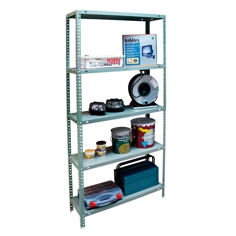 Estantería metálica HABITEX Forte. Estanteria 5 Bandejas Econ.Bl 300