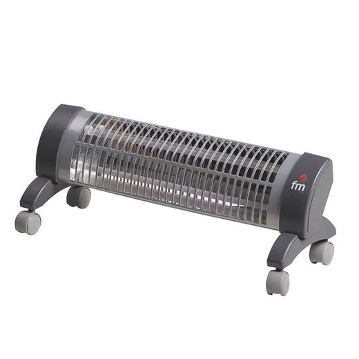 Aquecedor de quartzo com rodas. 2302. 1200 W.Fm