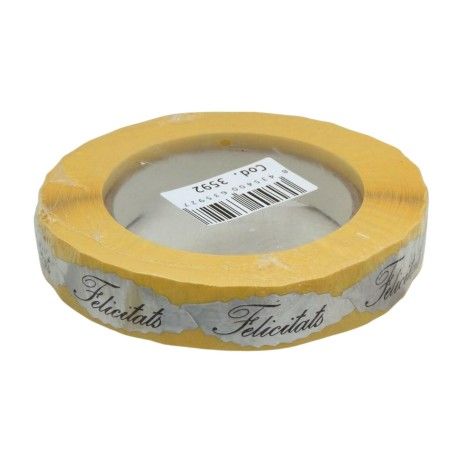 Étiquette Félicitations Feuille d'Argent 1000 Un
