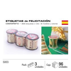Etiquetes Rollo Surt.Castell(200) R-5003