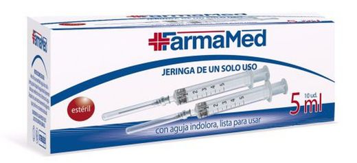 Seringue jetable Farmamed 5 ml. (10U) 5379