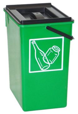 Seau de recyclage vert Fervik sans couvercle