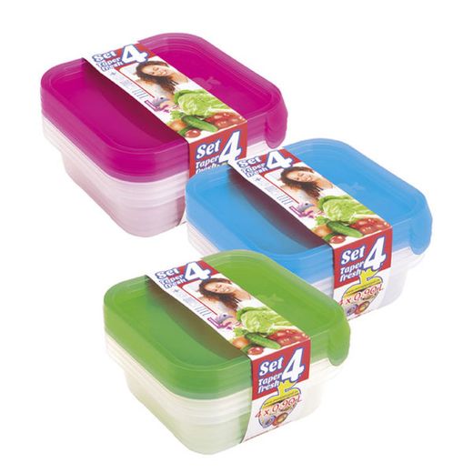 Carmanyola Quadrada 0.90Lt Pack 4 6889