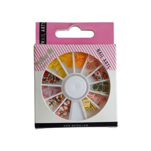 Fimo Nail Art Fleurs et Fruits 144U 4835