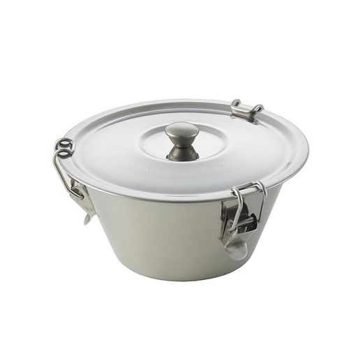 Flanera Conica Inox. 18 cm. C/Tapa