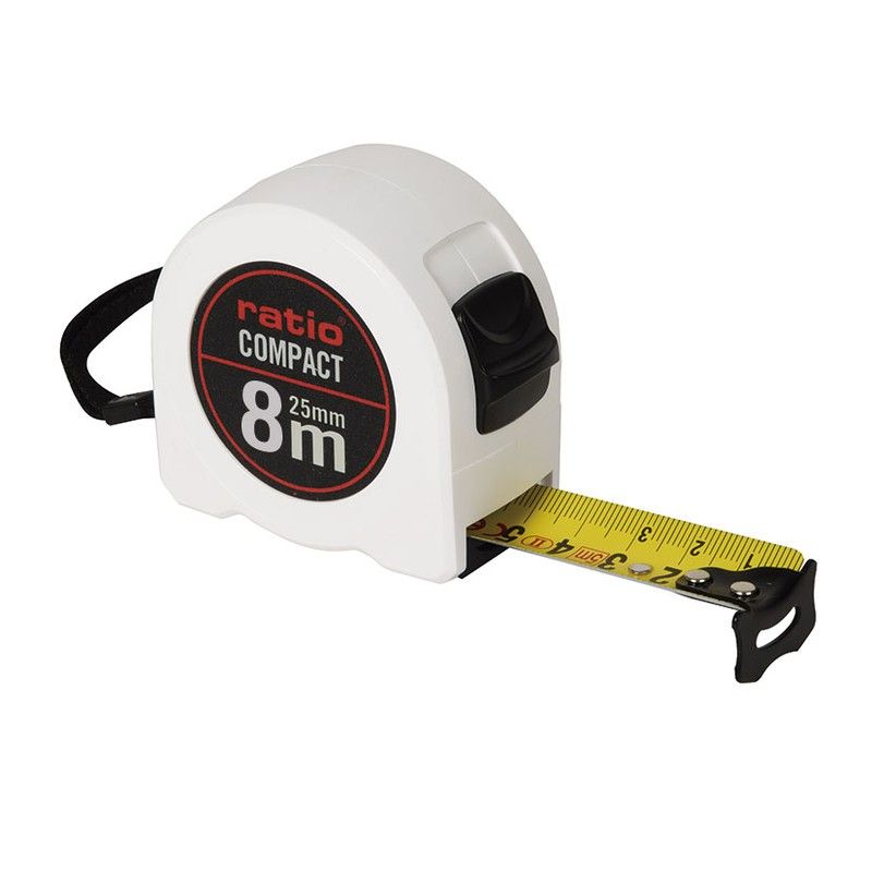 Flexómetro RATIO Compact Flexometro Cinta 25/8Mts.Compact Ratio