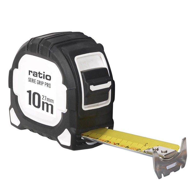 Flexómetro RATIO Grip Pro. Flexometro Cinta 27/10 M. Mag.Grip Pro