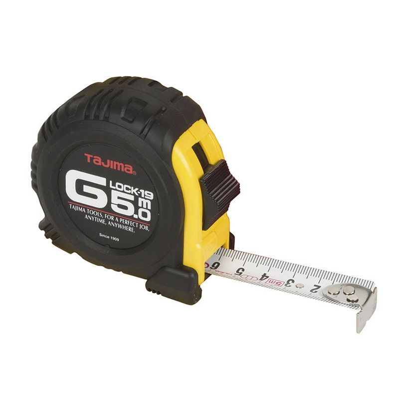 Flexómetro TAJIMA G-Lock Flexometro G-Lock 19 5 Mts. Tajima