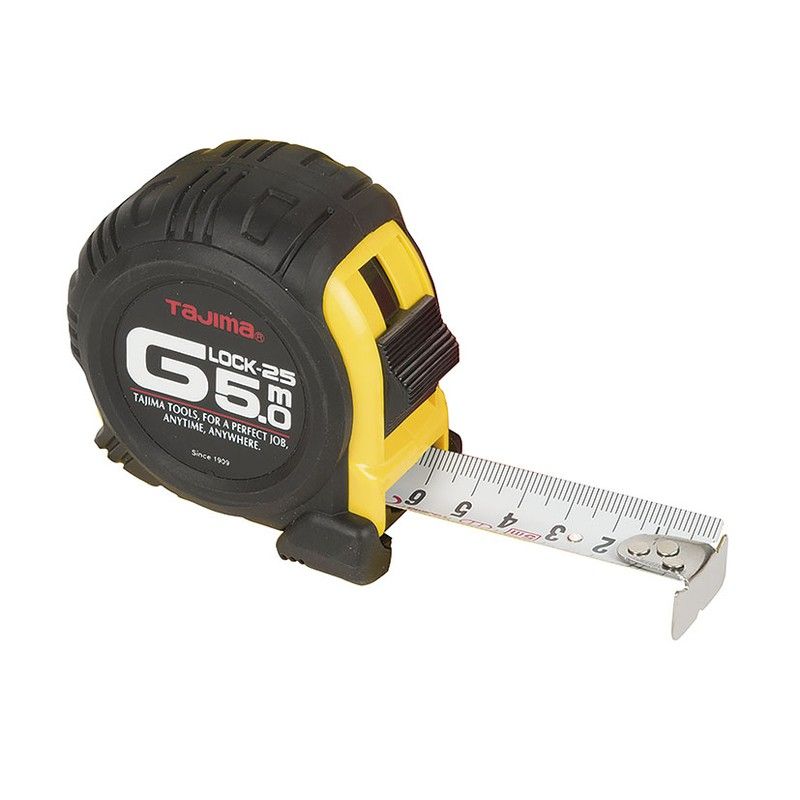 Flexómetro TAJIMA G-Lock Flexometro G-Lock 25 5 Mts. Tajima