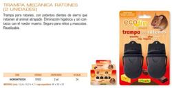 Ratoeira de Flor Plast.-Blister 2- 70552