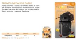 Piège à rats mécanique Flower R-70551