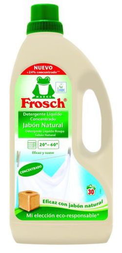 Frosch Détergent Gel 1500 Savon (30 Do)