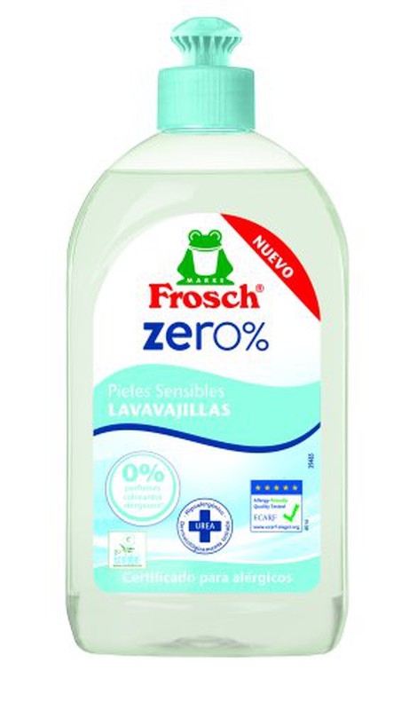 Frosch Zero% Vajillas 500 Piel Sensible — Ferretería Roure Juni