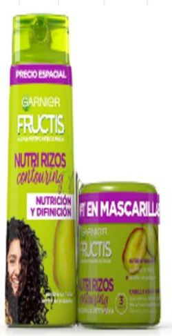 Fructis Mascarilla 300 Hidra Rizos+Ch250