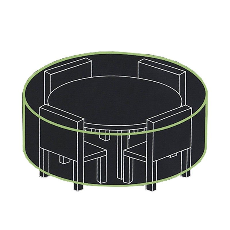 Fundas mobiliario exterior. Funda Mesa Jardín Ø 180 Cm. Pol.