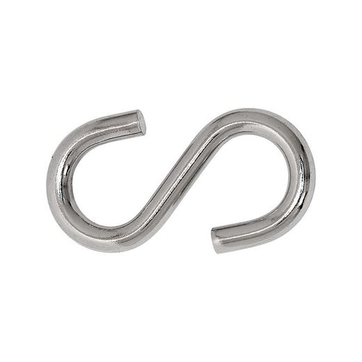 Gancho S 4mm. Inox A316. 10 Unid.