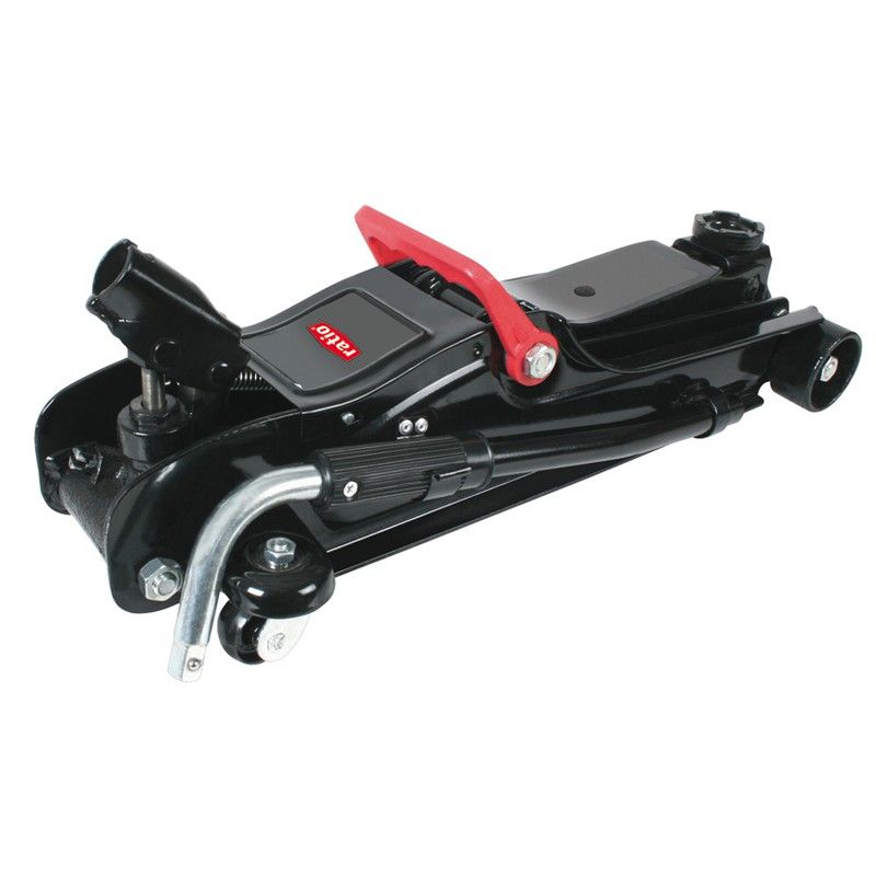 Gato hidráulico de carretilla 2 Tn perfil bajo y con luz Led.