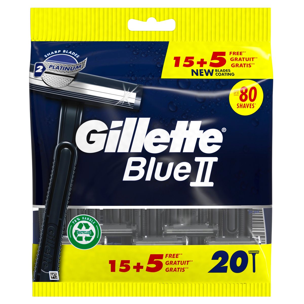 Gillette Blue Ii (15+5) Fija