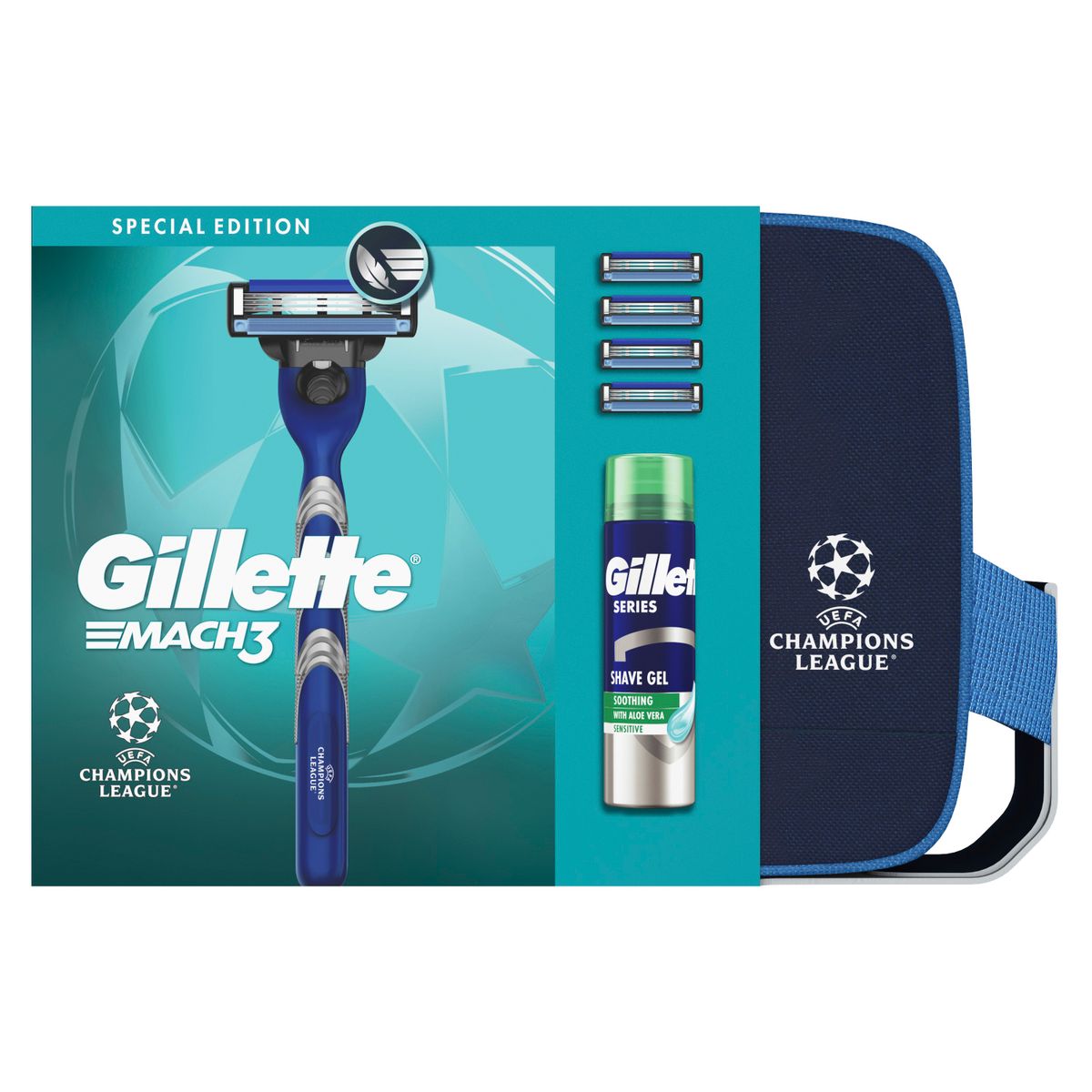 Gillette Mach3 Neceser (Maq+4Rec+Gel)