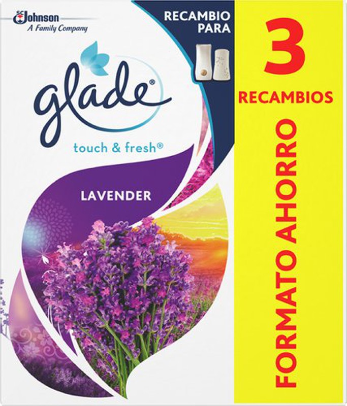 Glade Un Toque Recambio Lavanda (3 Rec.) — Ferretería Roure Juni