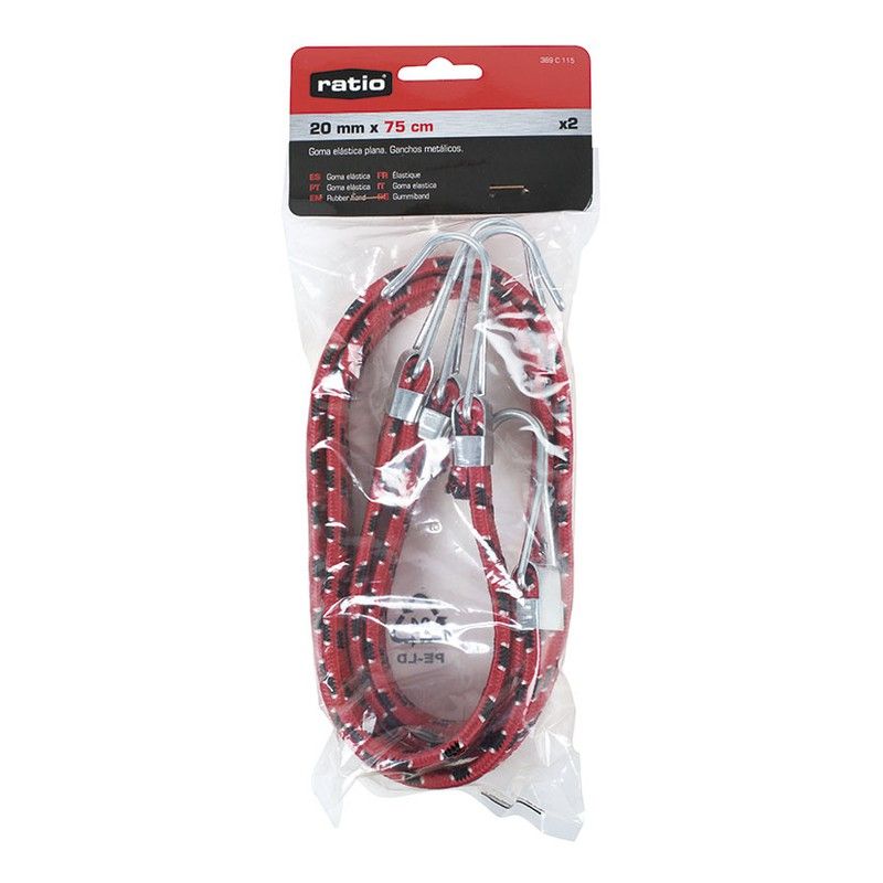 Goma elástica plana RATIO Goma Elastica Plana 100 Cm  2 Und Ratio