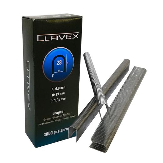 Grapas cable SIESA mod. 28 Grapa 28/9 Caja 2000 Unidades