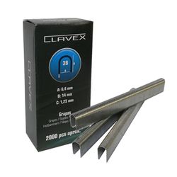 Agrafes pour câble SIESA mod. 36 Agrafes 36/12 Boîte 2000 Unités