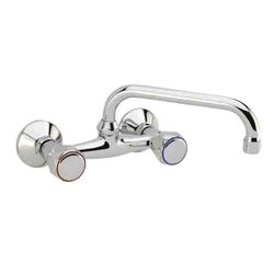 Robinet d'évier monobloc bec haut tube