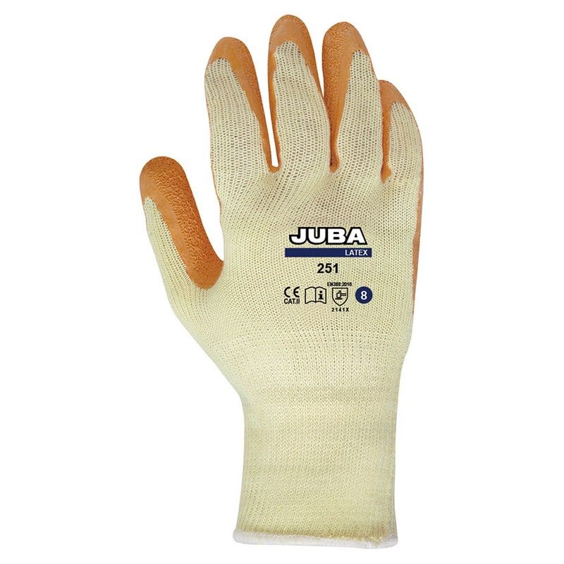 Guante JUBA 251. Guante Anticorte S/Costuras 251 T/9